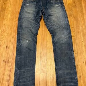 Men’s Ralph Lauren Polo distressed 32 x 32 blue jeans